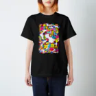 ポップなホラーが好きな人のショップのいろんなおばけたち（サイケデリックver） Regular Fit T-Shirt