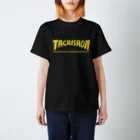 パラノイア大塚のショップのTACHISHON(ロゴ黄) Regular Fit T-Shirt
