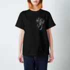 螺鈿の会の蛇　龍　釣り針　螺鈿細工調 Regular Fit T-Shirt