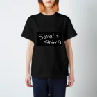 applicot houseのsave sharks  tshirt Regular Fit T-Shirt