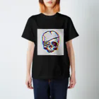 yuyuのBroken Skull Regular Fit T-Shirt