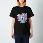 えんぴつの猫被昇天　graffitianimal Regular Fit T-Shirt