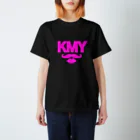 KMY.のKMYロゴPINK Regular Fit T-Shirt