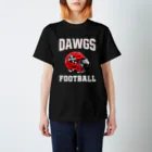 TEAM DAWGS STOREのDAWGS Helmet Regular Fit T-Shirt