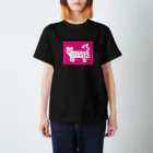 ユキヒョウのお店のユキヒョウのゆきちゃん（ピンク） スタンダードTシャツ