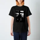 レトロ原宿の真っ黒ねこちゃん Regular Fit T-Shirt