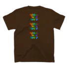 Colorful LeafのRainbow People Planet Regular Fit T-Shirtの裏面