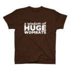 SDOのa wisdom of HUGE WOMBATS/WH スタンダードTシャツ