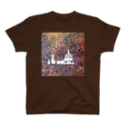 Akiyoのフィレンツェ画房 の花火の夜の大聖堂 Regular Fit T-Shirt