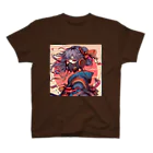 UKIYO-SKETCHのUKIYO-GIRL　MASK スタンダードTシャツ