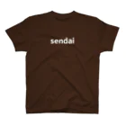 ハイブランド風シンプルに強く伝えるショップのsendai - 仙台 スタンダードTシャツ