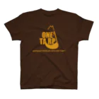 KIKUUUDESIGNのone tarp-orange Regular Fit T-Shirt