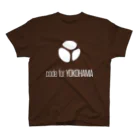 Code for YOKOHAMAのCode for Yokohama Logo White スタンダードTシャツ