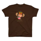 ザ・ワタナバッフルのドングリ頭のチンパンジー”失笑” スタンダードTシャツ