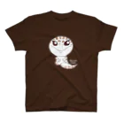 Zipply × Hachucliのおすわりレオパ(スーパーアルビノ系) Regular Fit T-Shirt