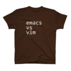 kanokoのemacs vs vim Regular Fit T-Shirt