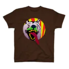 3eyesのZODIAC dog（戌）　円 Regular Fit T-Shirt