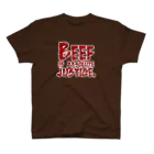 牛のTシャツ屋のBeef is absolute justice.  スタンダードTシャツ