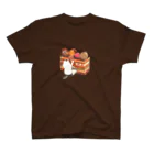 FWAFWA house+のネコぱんとチョコ乗せオペラケーキ Regular Fit T-Shirt