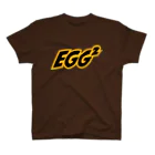 EGG²の"Dark Brown" EGG² Logo T-shirts スタンダードTシャツ