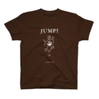 KUMAMIのスーパーうさ　JUMP!　カラー スタンダードTシャツ