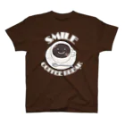 路地裏萬亭のお店のSMILE (COFFEE BREAK) スタンダードTシャツ