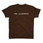 7IRO GLAMOUROUSの※ノエルなし白文字 7IRO GLAMOUROUSシンプルロゴ  スタンダードTシャツ