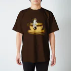 Quatre Illustrationのネコがのってみた♬ 01-4.コーヒーカップ Regular Fit T-Shirt