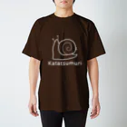 MrKShirtsのKatatsumuri (カタツムリ) 白デザイン Regular Fit T-Shirt