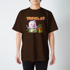 天岩庵 ボードゲーム喫茶のがんちゃんの「TRPGしよ？」Tシャツ スタンダードTシャツ
