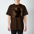 TakashiSのValkyrie Brown Regular Fit T-Shirt