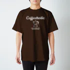 かえる商店のCOFFEEHOLIC white logo Regular Fit T-Shirt