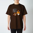 botsu【デフォルメ動物イラスト屋】の虎の威を借れない狐 スタンダードTシャツ