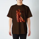 植物の絵師「洋子」の店の金剛力士像 吽形 スタンダードTシャツ