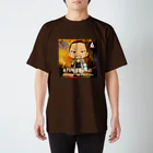 みちのくプロレス　MICHINOKU PRO-WRESTLINGの郡司歩　イラストTシャツ スタンダードTシャツ