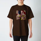 シモニタ研究所売店のもりそば大明神 Regular Fit T-Shirt