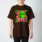 egg Artworks & the cocaine's pixのGreen Child in Circle スタンダードTシャツ