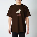 文鳥中心のDo not forget  the wing stretch!（ダーク用） Regular Fit T-Shirt