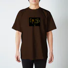 xxntmoriのgear-heart-black-rust スタンダードTシャツ