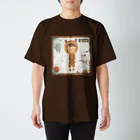 くつしたねこのりすのこ Regular Fit T-Shirt