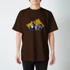 とりあえずいっぴん。の3cats スタンダードTシャツ