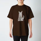 山口昇悟　Shogo Yamaguchiのシェパード　白 スタンダードTシャツ