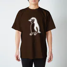 namiparuのヒゲペン。ホワイト Regular Fit T-Shirt