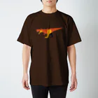 サタケシュンスケ｜イラストレーターの恐竜（ティラノサウルス） Regular Fit T-Shirt