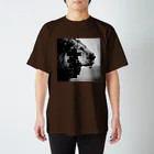 mdmmdmdamnのかっこいいライオン Regular Fit T-Shirt