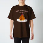 NIKORASU GOの秋デザイン「モンブランケーキマニア」 スタンダードTシャツ