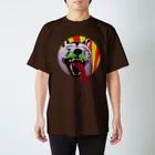 3eyesのZODIAC dog（戌）　円 Regular Fit T-Shirt