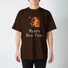 いきもの大好き！ほほえみフレンズの丑年 Happy New year！  Regular Fit T-Shirt