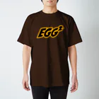 EGG²の"Dark Brown" EGG² Logo T-shirts スタンダードTシャツ