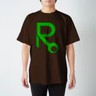 ロールメのRooマーク(緑)Goods Regular Fit T-Shirt